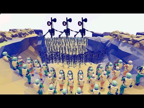 Creature invade WW2 D-Day Beach vs Army Defense Mission - Totally Accurate Battle Simulator