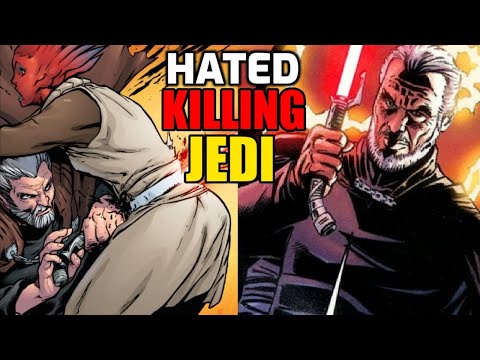 Why Dooku HATED Killing Jedi During the Clone Wars - Star Wars Explained
