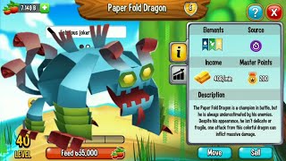 THE NEW PAPER FOLD DRAGON REVIEW Dragon city