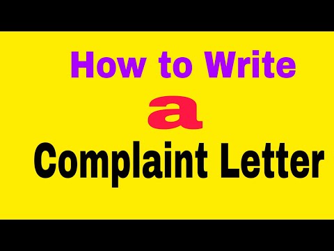 How to Write a Complaint Letter? Complaint Letter कैसे लिखें / COMPLAINT LETTER Video
