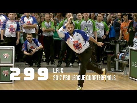 PBA Nearly Perfect | L.A. X Roll 299 Game to Force a Rolloff in 2017 PBA League Quarterfinals