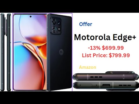 Motorola Edge+ | 2023 | Unlocked | Made for US 8/512 | 50 MPCamera | Intersteller Black,