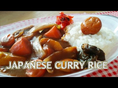 JAPANESE CURRY RICE BASIC RECIPE kare raisu with chicken and vegetables