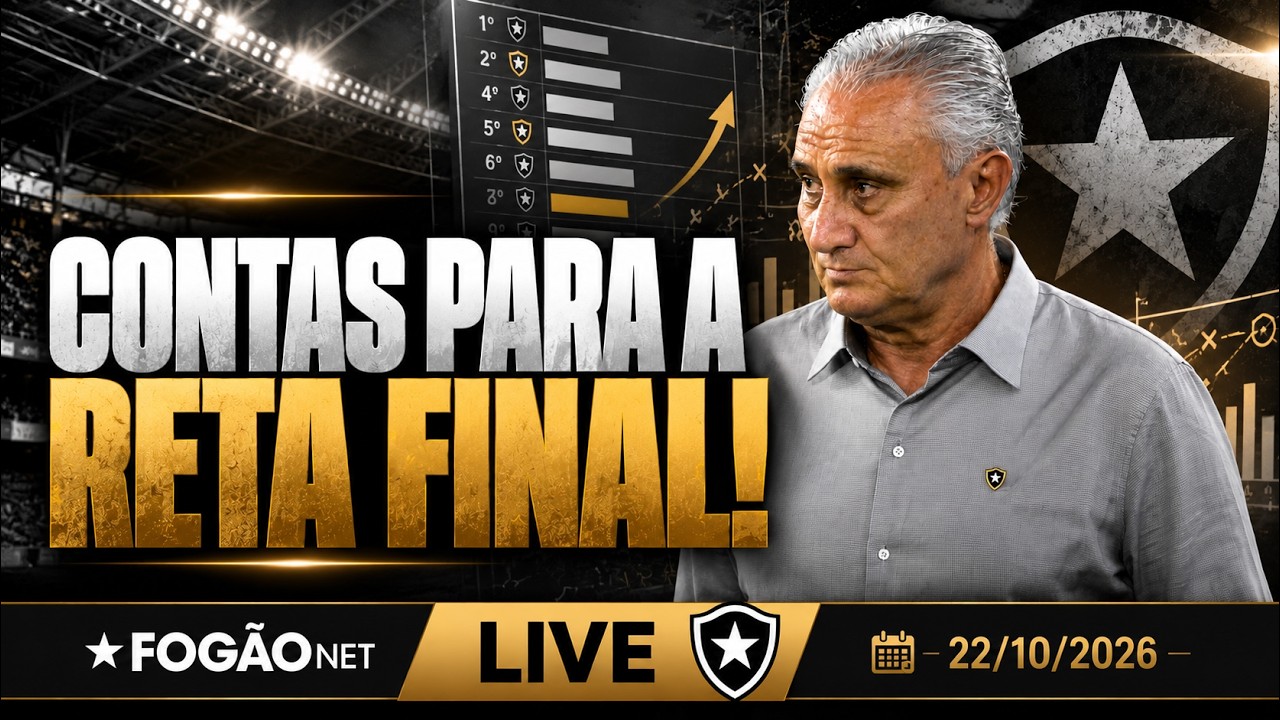 LIVE | Qual o principal objetivo do Botafogo nessa reta final? Matheus Martins elogia Tite