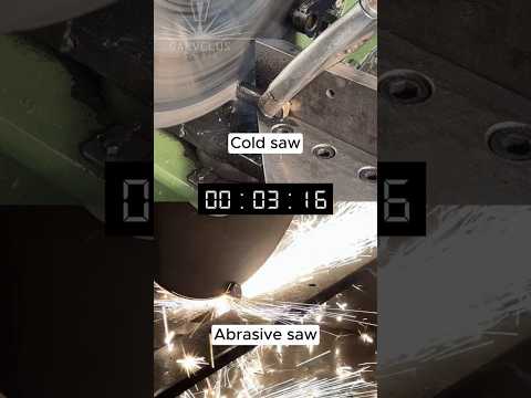 💥Cutting Titanium | Cold Saw vs Abrasive Saw #chopsaw  #titanium  #mitersaw
