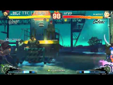 SSF4 AE: Tokido (Akuma) vs Uryo (Sakura) - Godsgarden 4