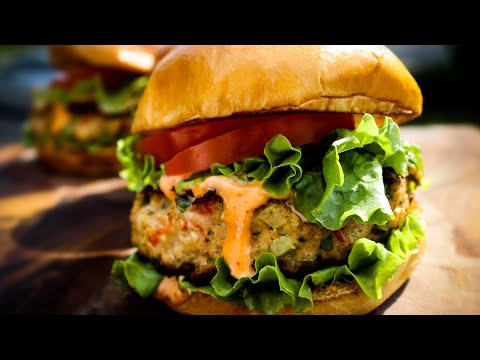 Twisted Styled Cajun Shrimp Burger
