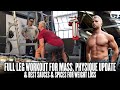 FULL Leg Workout for Mass, Physique Update, BEST Lean Sauces & Spices | Ep.9