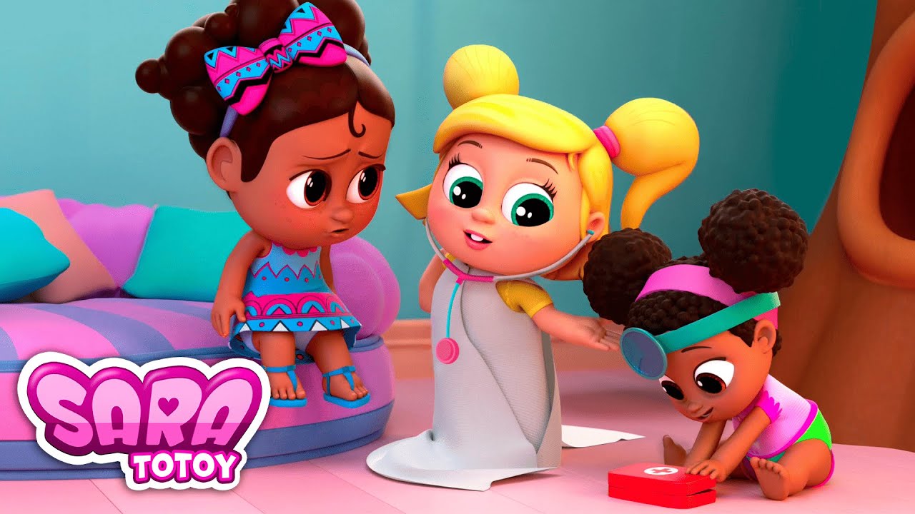 Desenho Infantil - Brincando de Profissões - 30 Minutos de Historinhas da Sara e suas irmãs!!!