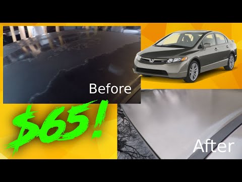 How to Repair Damaged Clear Coat ONLY $65!