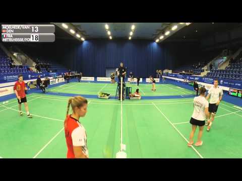 Badminton - Moelhede / Van Zaane vs Mittelheisser / Fontaine (XD, QF) - Swedish Masters 2016