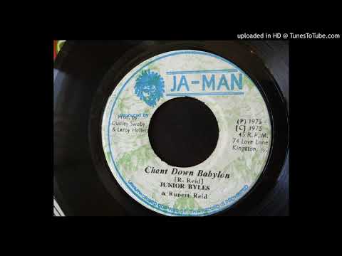 Junior Byles & Rupert Reid - Chant Down Babylon / Version - Ja Man 7"