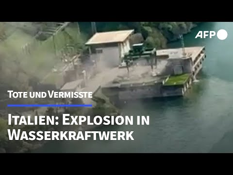 Tödliche Explosion in Wasserkraftwerk in Italien - Suche nach Vermissten | AFP