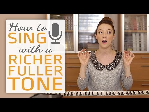 How to sing with a richer fuller tone - Singing Exercises