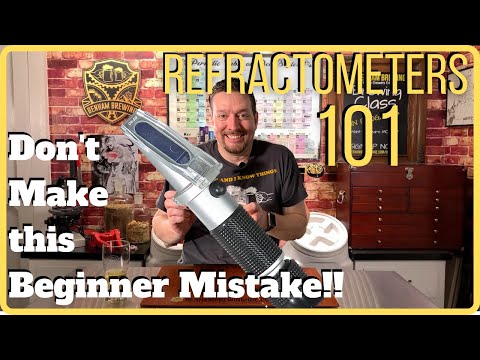 How to use a Refractometer - Calibration, and when NOT to use them
