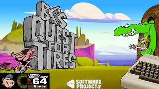 B.C.'S QUEST FOR TIRES – Commodore 64 (1984) | Prehistoric Unicycle Adventure