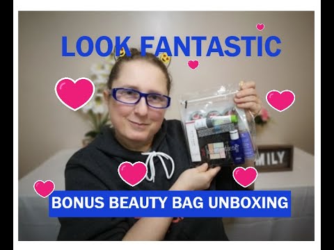 LOOK FANTASTIC BONUS BEAUTY BAG UNBOXING/ THIS IS AN AMAZING GIFT WITH PURCHASE!!