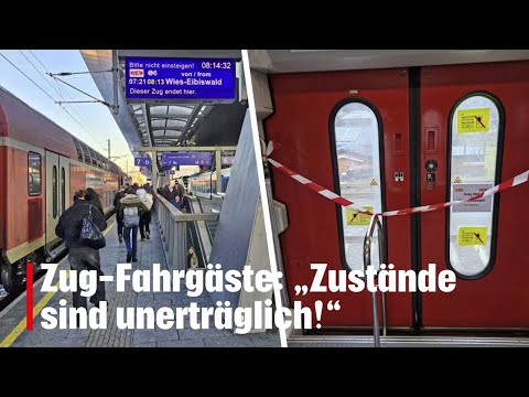 Train passengers: "The conditions are unbearable!" | krone.tv NEWS