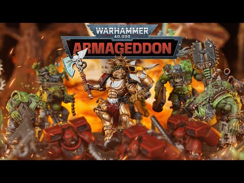 BATTLE FOR ARMAGEDDON!! | Blood Angels vs Orks | Warhammer 40k Battle Report