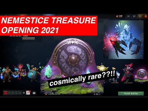 Cosmically Rare??!! | Nemestice 2021 | Treasure Opening | Battle Pass | DOTA 2