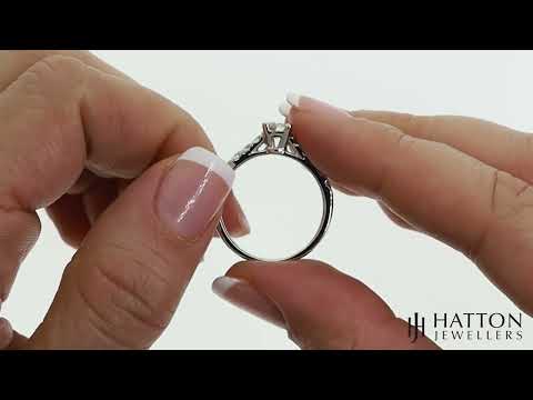 18ct White Gold 0.75ct Diamond Engagement Ring
