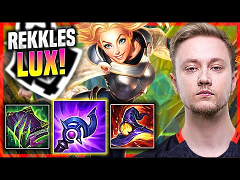 REKKLES IS A BEAST WITH LUX IN NEW SEASON! - G2 Rekkles Plays Lux BOT vs Rell! | Challenger TV