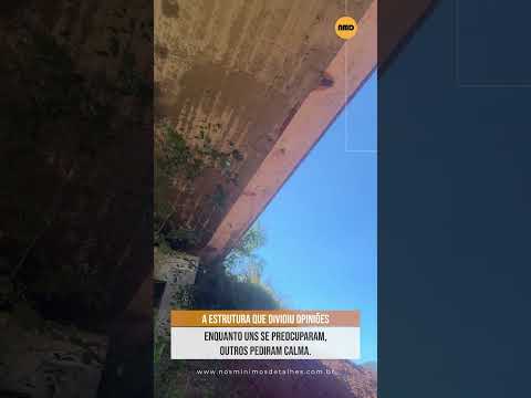 Essa ponte virou polêmica no Brasil. Você confiaria nela? #perigo #desafio #br153 #medo #drone