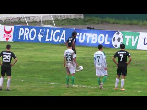 Oqtepa scores penalty vs Yangiyer in Uzbekistan Pro Liga 2021