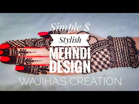 Simple & Stylish Mehndi Design Trailer | Cinematography of Mehndi Design | Heena Art By Wajiha