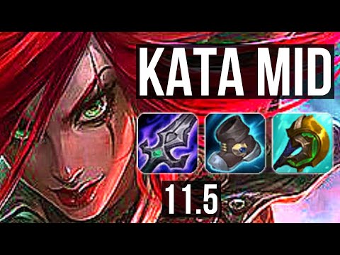 KATARINA vs LISSANDRA (MID) | Quadra, 2.5M mastery, 7 solo kills, 20/3/7 | BR Master | v11.5