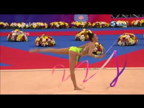 Alina Harnasko BLR Ribbon AA World Cup Sofia 2019