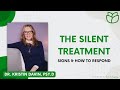 The Silent Treatment Signs How To Respond