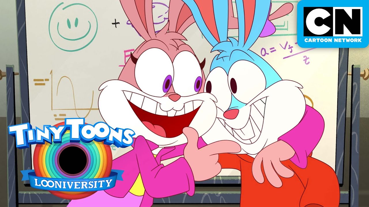 Babs and Buster's Mischievous Hair Gel Prank | Tiny Toons Looniversity | Cartoon Network - YouTube video featuring the word disposal