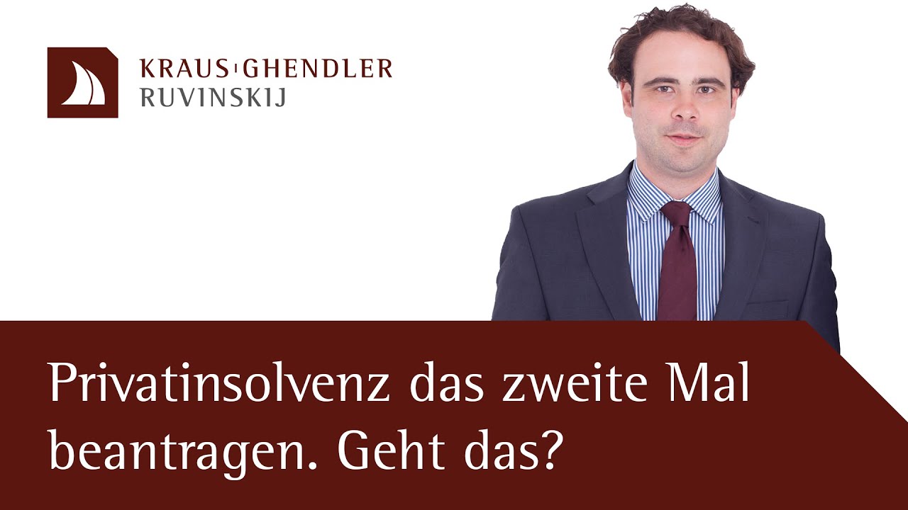 Privatinsolvenz zum zweiten Mal beantragen. Geht das?