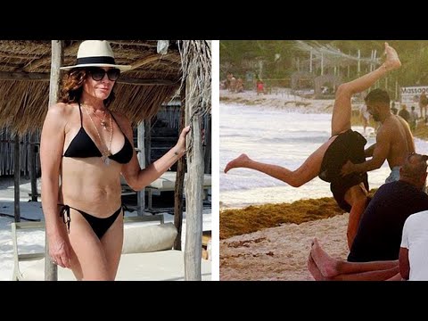 Luann de Lesseps Stuns Fans With Beach Handstand at 60