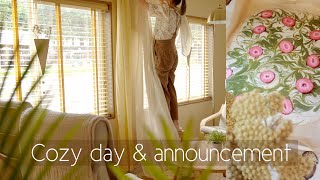 Cozy homemaking motivation and BIG News!