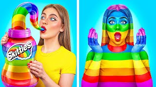 Food of The Same Colors Challenge | Funny Challenges by Multi DO