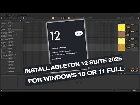 Install Ableton Live 12 Suite for Windows 10 or 11 (Full Guide)