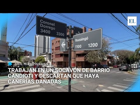 Reparan nuevo socavón en Dorrego e Ituzaingó, Barrio Candioti