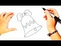 How To Draw A Christmas Bell Step By Step Christmas Drawings