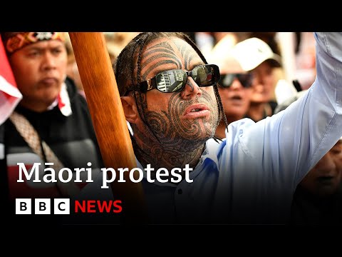 Video | Thousands take part in Māori protests in New Zealand's capital | BBC News