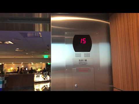 4K 30fps: OTIS Traction Scenic Observatory Elevators At Talking Stick Resort - Scottsdale, Arizona