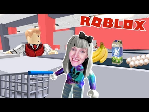 Roblox: SUPERMARKT ENTKOMMEN - Nina in Obst & Gemüse Abteilung gefangen - Escape Target Obby