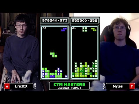 Eric, Myles | Rd 1 | Classic Tetris Monthly Masters