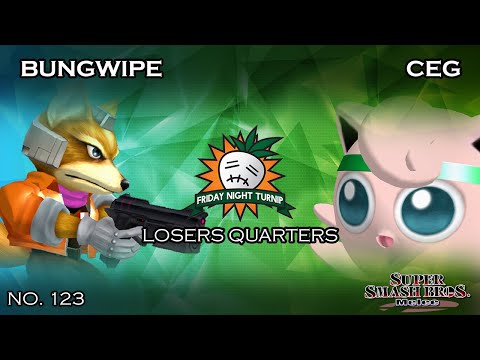 FNT #123 - Bungwipe (Fox) VS CEG (Jigglypuff) - SSBM - Losers Quarters
