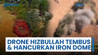 Drone Serang Berhulu Ledak Tinggi Hizbullah Tembus & Hancurkan Iron Dome Israel dalam Waktu 5 Detik