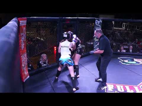 MADISON RAYCROFT VS KENSLEY BURNS 115 LB JR K1 RAGE IN THE CAGE 19
