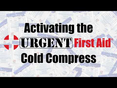 Activating the Urgent First Aid Instant Cold Compress.