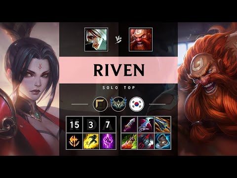 Riven Top vs Gragas: Quadra Kill, Legendary - KR Challenger Patch 14.23