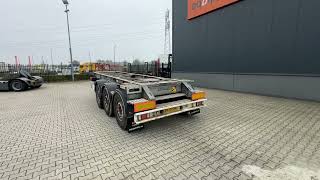 Van Hool 20FT ADR CHASSIS / galvanized / MB DISC / 2x liftaxle / ADR / AL container chassis semi-trailer | Image 4 - Autoline
